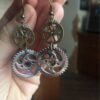 oly-0960ad8c81b36a1995431221a8166455 Wholesale Steampunk Bronze Gear Drop Earrings Fashion Accessory For Gift Boutique Resale