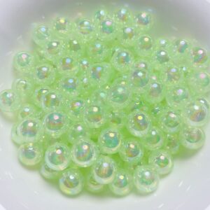 02-Light Green / 8mm (50 pieces)