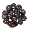 oly-0969cc0d77a9ae5b25d91faf7afb4632 Wholesale Cartoon Cookie Acrylic Loose Beads Fruit Green 25mm Straight Hole DIY Phone Charm Jewelry Accessory