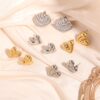 oly-0978cbae815e9a61bc625767e57096a2 Wholesale Stylish Stainless Steel Mirror Heart Earrings Fashion Jewelry Accessory For Everyday Wear