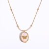 oly-09c95ea1872c6041c7f4e9a37bd8eb00 Wholesale Plated Electroplating Copper Vintage Locket Necklace Star Pendant Fashion Jewelry Accessory For Women Gift Boutique Resale
