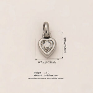 April love pendant (steel color)