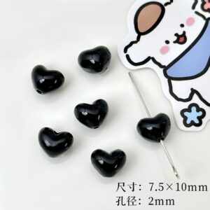 12-black heart / Sold by the piece