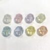 Wholesale Acrylic AB Coated Faceted Soccer Ball Beads, Colorful Loose DIY Jewelry Making Accessory, Boutique Resale