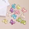 oly-0b38461a1fddf187664cbe9982bf2abb Wholesale Chic Iridescent Butterfly Acrylic Beads for DIY Earrings Necklace Jewelry Accessory Making