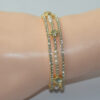 Wholesale Chic Rhinestone Pearl Open Wrap Bracelet Gold Silver Tone Electroplated Fashion Jewelry Accessory For Everyday Wear And Resale