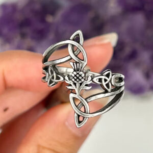 oly-0bc03cf4e193665c2eefadf2b891baec Wholesale Vintage Flower Ring Unisex Adjustable Alloy Jewelry Accessory Trendy Gift For Resale