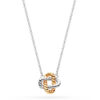 oly-0bca2e02b8e8c27bd1c02e831dac8e72 Wholesale Minimalist Copper Knot Necklace With T Shaped Lock Trendy Everyday Jewelry Accessory For Boutique Resale