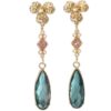 oly-0cc58183af7d867e9e31365502f90e34 Wholesale French Vintage Emerald Green Crystal Drop Earrings For Women Fashion Jewelry Boutique Resale Gift