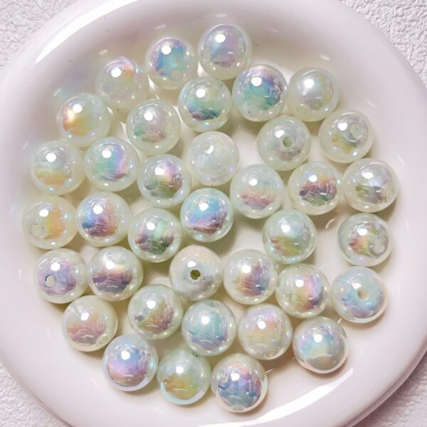 oly-0ce90e1a17e082ee847f458d206f222e Wholesale Electroplated Glow in the Dark Acrylic Round Beads with Flowing Pattern for DIY Phone Charms Keychains Fashion Accessory Gift Boutique
