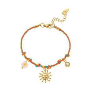Orange sun bracelet