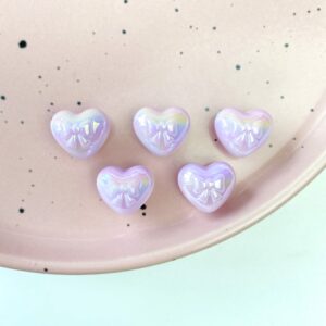 04-light purple / Size is about 15*18mm, hole diameter is about 2mm