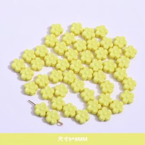08-light yellow / Size is about 9mm (sold by the piece)