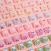 Wholesale Acrylic Cartoon Printed Cube Beads DIY Phone Charm Craft Supply for Boutique Resale