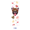 oly-0d961d93d35650396fc729937c0d63f8 Wholesale 2/8/16pcs Cute Dog Leopard Headband Paw Print Heart Floral Print Pen and Bookmark Stickers UV DTF Wraps OLY Exclusive