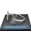 oly-0decd0e6fbe767048e7e0370b8f54cf1 Wholesale Vintage Dragonfly Open Cuff Bracelet For Women Bohemian Silver Electroplated Metal Fashion Accessory For Resale Or Gift