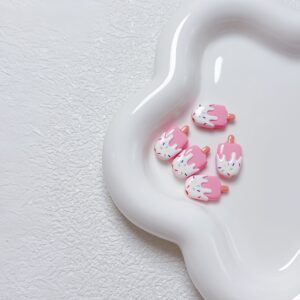 10-pink / Size is about 20*12*5mm, hole diameter is about 2.5mm
