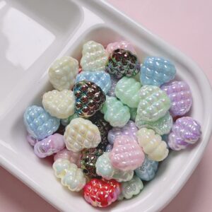 08-random color mixing / Size is about 13 * 15mm, aperture is about 2mm