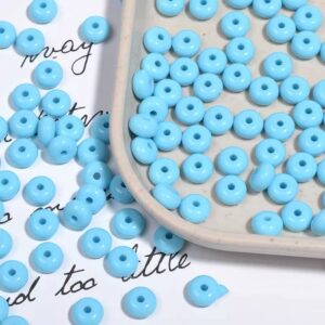 12-light blue / The size is about 8mm, and the aperture is about 1.8 (100 pcs/pack)