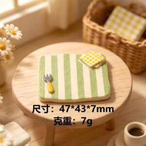Striped checkered plate-green