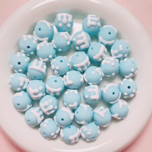 12-light blue / The size is about 16mm
