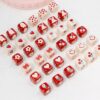 Wholesale Chic Acrylic Loose Beads Cartoon Printed Square Beads for DIY Bracelet Necklace Phone Strap Craft Supply