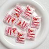 oly-0eeb5649a22a159a456ad468caf8925f Wholesale Acrylic Cute Cartoon Strawberry Girl Printed Shape Beads for DIY Phone Charm Bag Pendant Jewelry Making Supplies