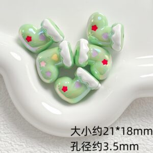 03-light green / See pictures for size (sold by the piece)