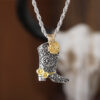 oly-0f7fcd4196ad13abaddf815b88c0eeb5 Wholesale Hip Hop Punk Boot Pendant Necklace Fashion Jewelry Gift