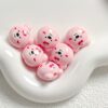 oly-0fc89c649e3533a681c149036aa2abd9 Wholesale Acrylic Baked Paint Cartoon Bear Head Fruit Beads for DIY Phone Keychain Jewelry Making