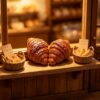 oly-0ffe4d76d743aef0a81e58201377539c Wholesale Resin Croissant Keychain Dollhouse Bakery Decor DIY Charm Trendy Fashion Accessory Gift