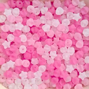 14-pink color / Size is about 11mm, hole diameter is about 2.1mm