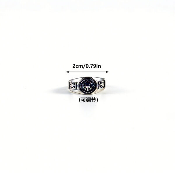 oly-1117541e9e4ef19ed3b20ba53ae5a591 Wholesale Vintage Star Punk Ring Unisex Silver Zinc Alloy Jewelry Accessory Party Gift Boutique Resale