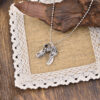 Wholesale Antique Silver Zinc Alloy T Rex Skull Pendant Necklace Vintage Hip Hop Dinosaur Fashion Jewelry Accessory For Everyday Styling