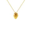 oly-1141b75e0d56eca9d899415e5a8acb56 Wholesale Modern Electroplating Copper Strawberry Pendant Necklace And Earrings Set For Everyday Wear Boutique Jewelry Gift