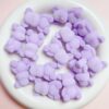 oly-1159690a0c2246b3843e0a44874cac3b Wholesale Cartoon Flocked Bear Acrylic Loose Beads for DIY Jewelry Making - Trendy Fashion Accessory for Necklace Bracelet Phone Charm