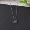 oly-1196aa626989713fe4b50f50e9453de1 Wholesale Antique Silver Zinc Alloy Mountain Pine Tree Hollow Pendant Necklace Trendy Jewelry Gift For Women