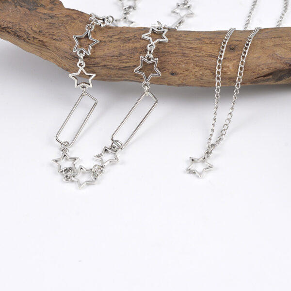 oly-11d154252db6f5322f9c3810ac939867 Wholesale Trendy Y2K Star Necklace For Women Zinc Alloy Pendant Electroplated Finish Everyday Jewelry Accessory Resale
