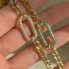 oly-1238883008f7c2a8eed13dad5bd97a30 Wholesale Punk Rock Geometric Crystal Choker Necklace Titanium Steel Cuban Chain Chic Jewelry Accessory For Party