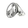 Wholesale Trendy Virgin Mary Vintage Alloy Ring For Women Religious Jewelry Gift
