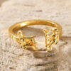 Wholesale Tone Alloy Angel Devil Adjustable Ring Trendy Women S Jewelry For Everyday Wear