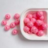 oly-12e21ca86f37105ac324d335e0e055e6 Wholesale Acrylic Gold-Plated Watermelon Stripe Beads for DIY Phone Charms, Chic Macaron Colors, Boutique Resale