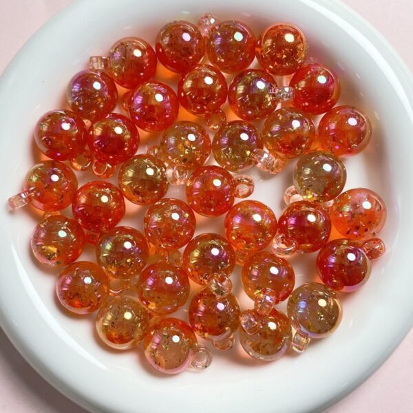 oly-12f2e67e9fbd68b2d94b2bd8e118b4d2 Wholesale Acrylic Luminous Gold Foil Cloud Mist Round Beads for DIY Grape Bunch Car Hanging Charm Jewelry Making Gift Boutique Resale
