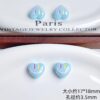 oly-12f622e5e66eb73eff9d9044e5631e6c Wholesale Colorful Fun Acrylic Loose Beads Pink Love Face DIY Jewelry Making Accessory for Resale