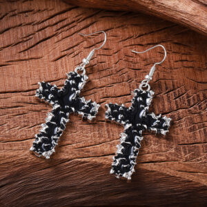 Pair of ancient silver earrings
