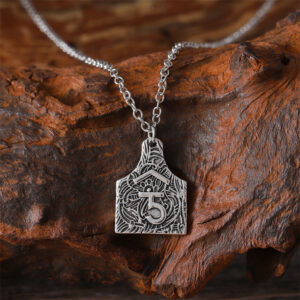 Wine bottle necklace