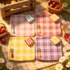 Wholesale Decorative Resin Tray Dollhouse Miniature Scene Decor DIY Craft Accent Fridge Magnet Pink
