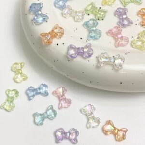 oly-146018c1b78762b5d8701971593222ce Wholesale Acrylic Electroplated Butterfly Loose Beads for DIY Phone Charm Jewelry Making Nail Art Accessories