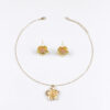 oly-147b307ba9298a0ddc004081450e47a9 Wholesale Trendy Simple Flower Pendant Necklace Zinc Alloy Collarbone Chain Fashion Accessory Boutique Resale Gift