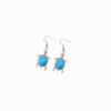 Wholesale Bohemian Turtle Earrings And Necklace Set Turquoise Layered Jewelry Gift Chic Vacation Style Accessory